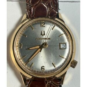 Vintage Bulova Accutron 218 N6 Converted to ISA quartz rolled gold